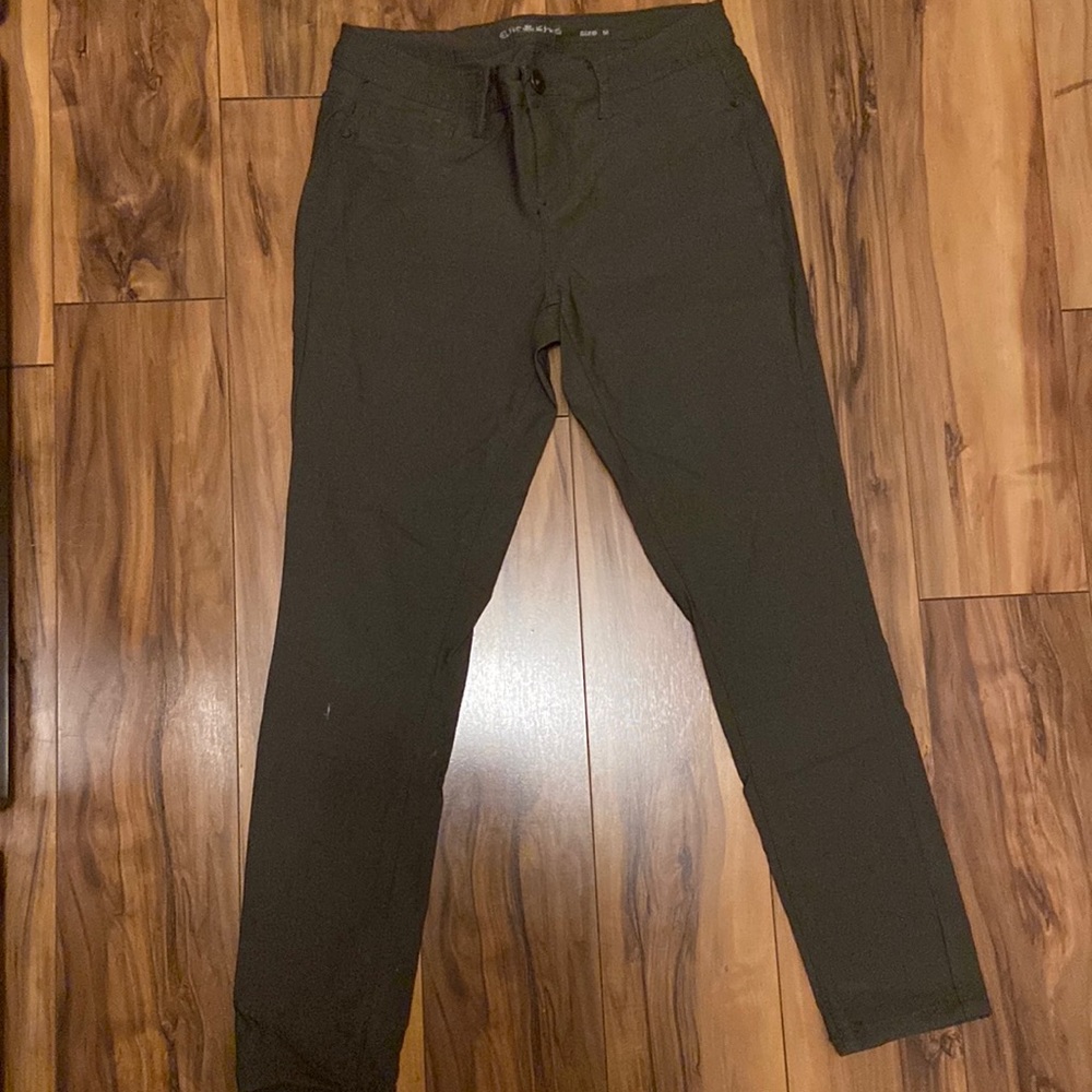 Elite jeans size M green straight cut pants